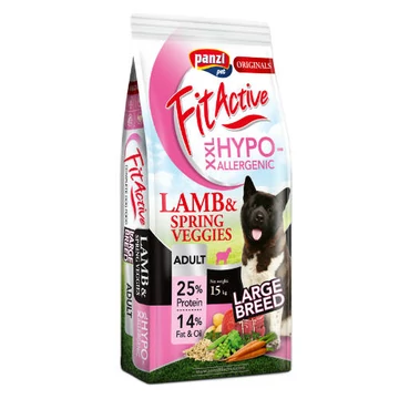 FitActive ORIGINALS 15kg ADULT LARGE BREED HYPOALLERGENIC Lamb&amp;Spring Veggies