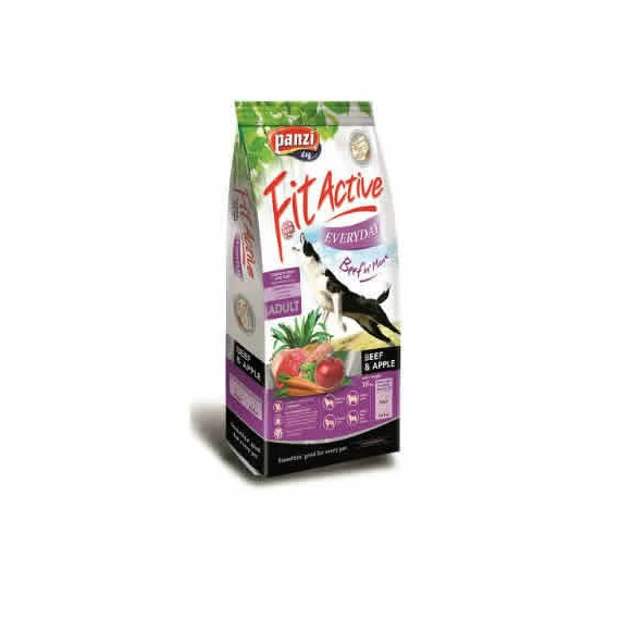 Panzi FitActive Everyday Adult (marha,alma) száraztáp - Felnőtt kutyák részére (15kg)
